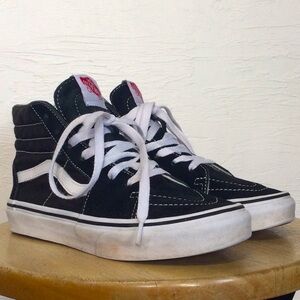 Vans Off The Wall High Top World’s #1 Skateboard Shoes Kids 3